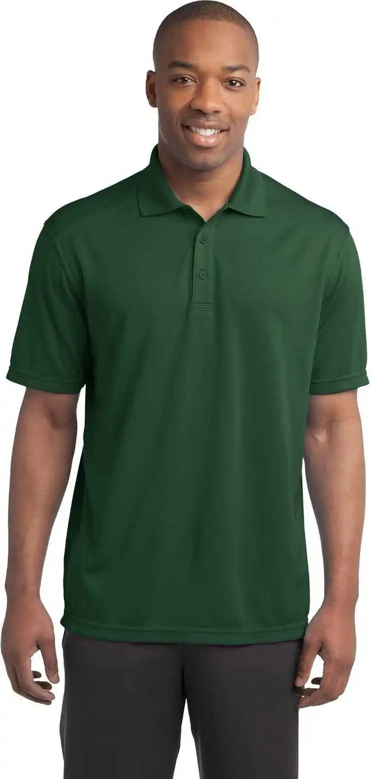 Sport Tek St680 Posicharge Micro Mesh Polo Forest Green