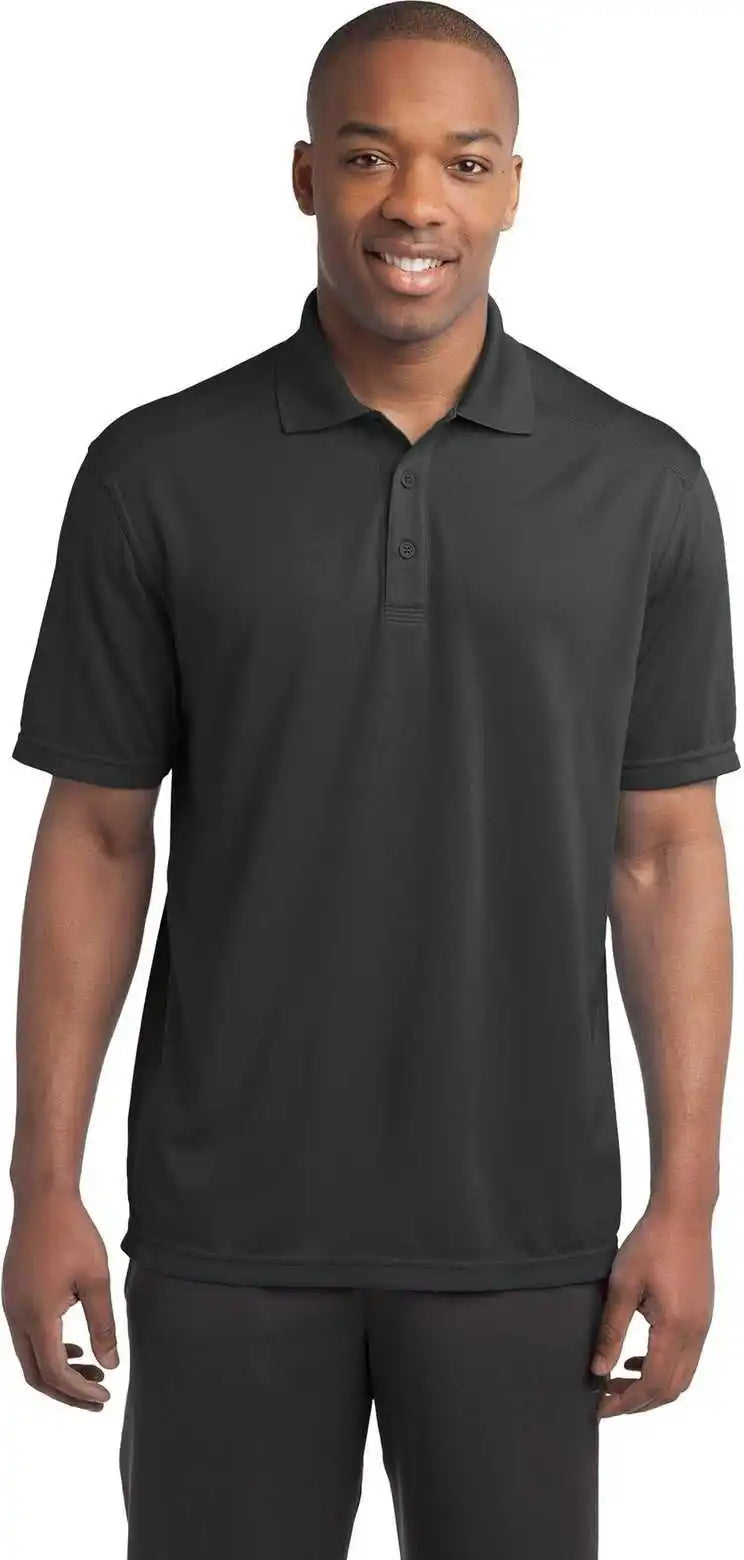 Sport Tek St680 Posicharge Micro Mesh Polo Iron Gray