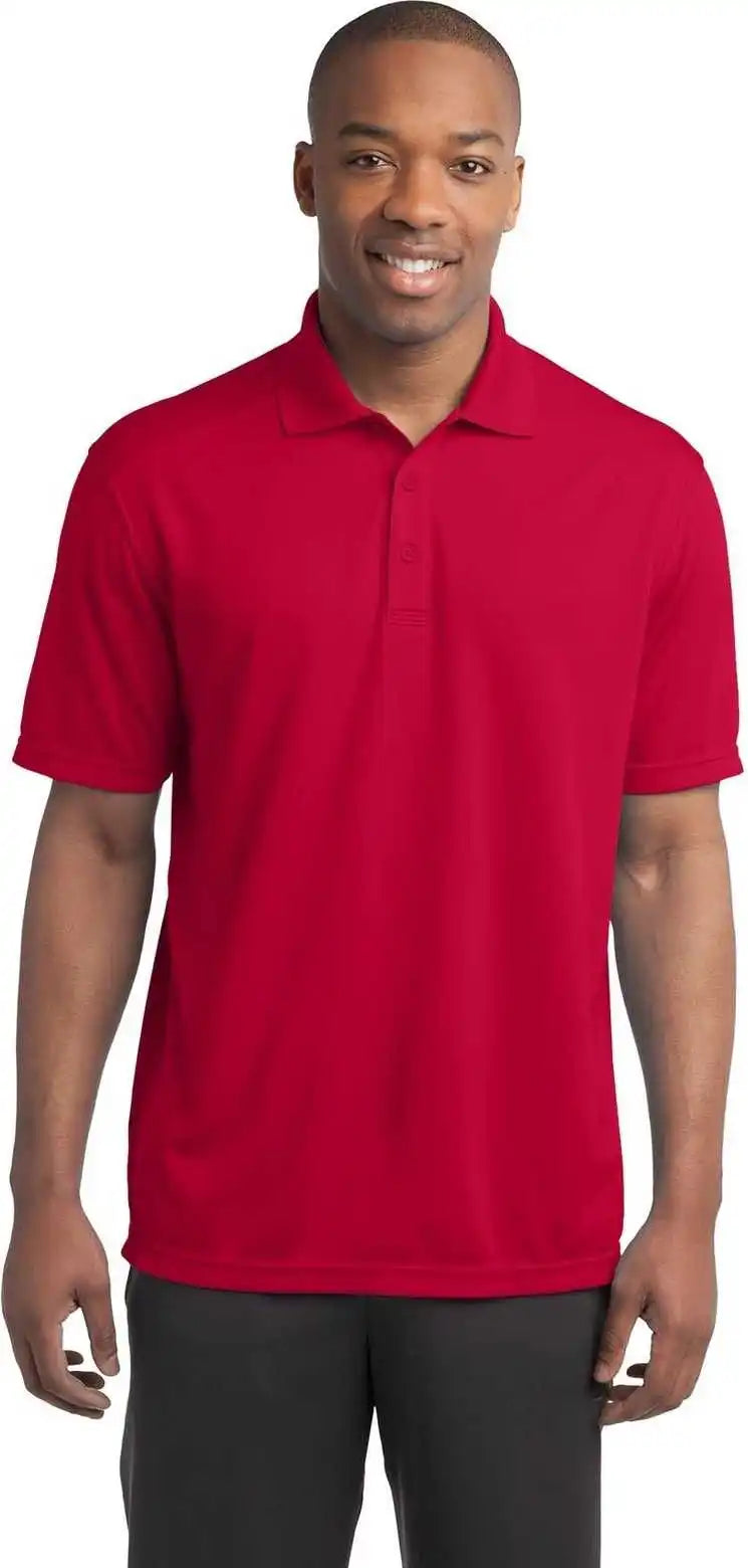 Sport Tek St680 Posicharge Micro Mesh Polo True Red