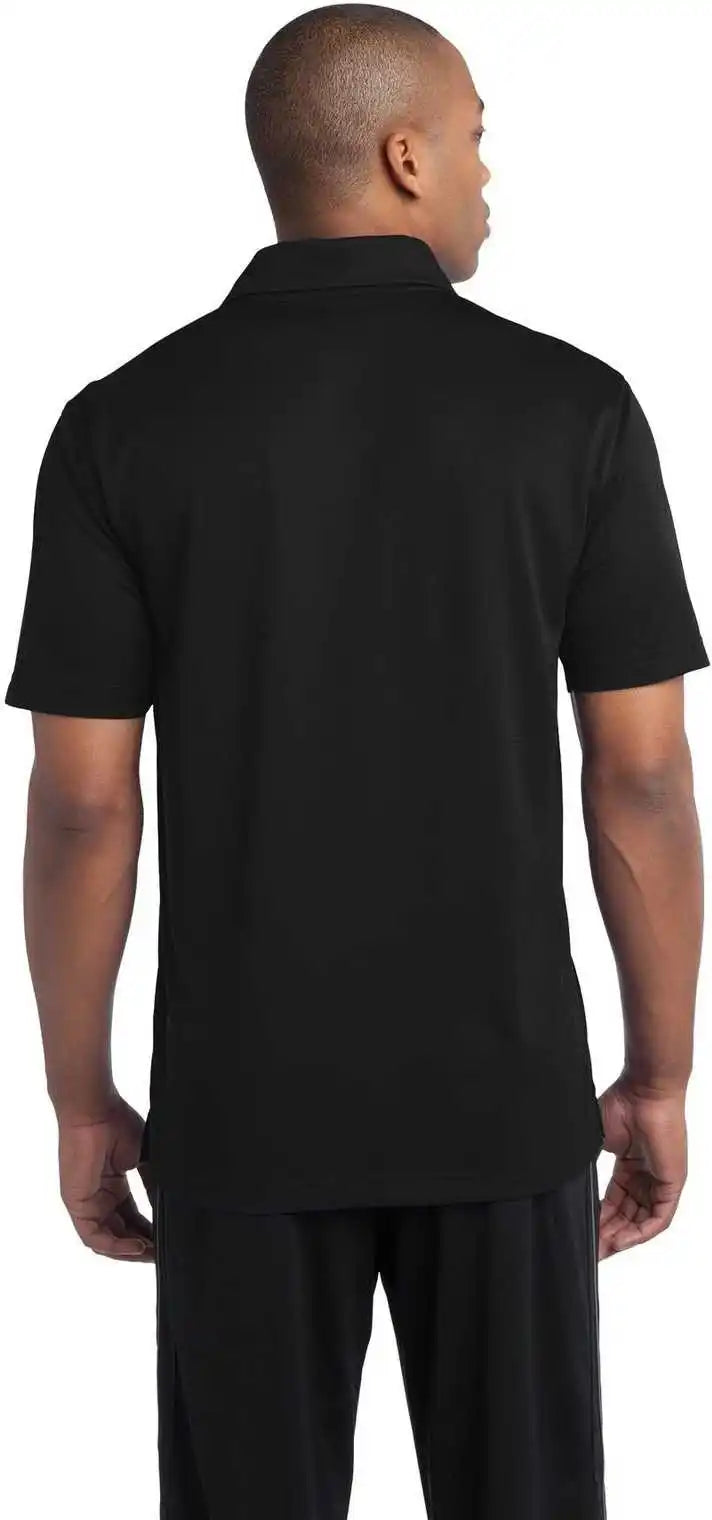 Sport Tek St690 Posicharge Active Textured Polo Black