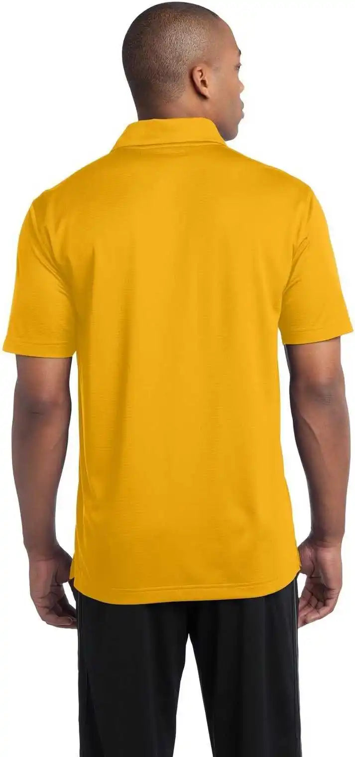 Sport-tek St690 Posicharge Active Textured Polo - Gold