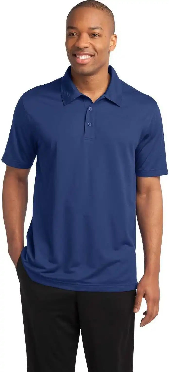 Sport Tek St690 Posicharge Active Textured Polo True Royal