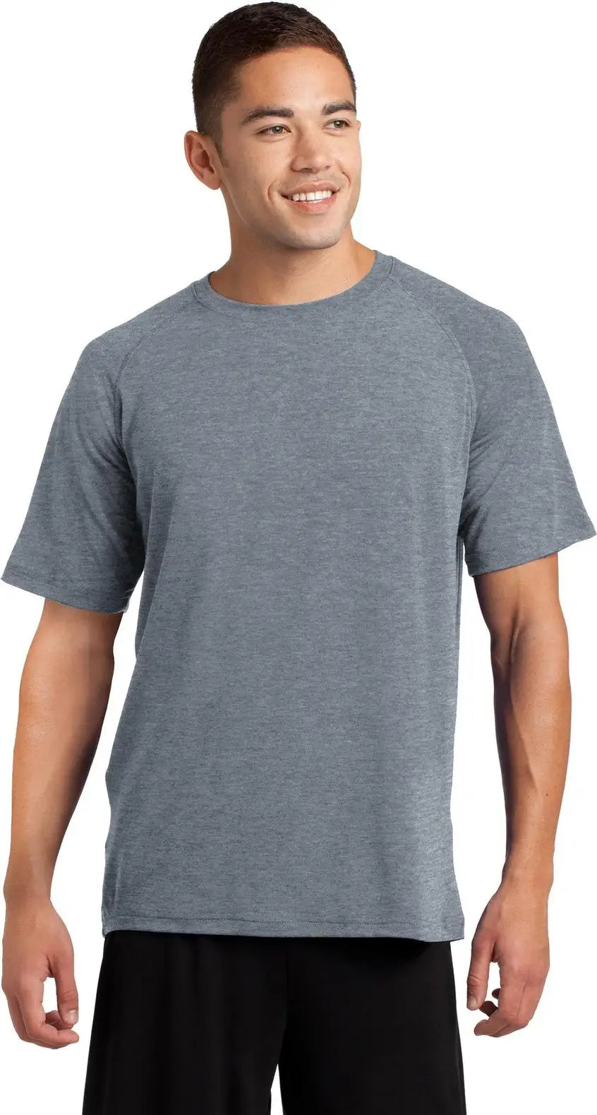 Sport-tek St700 Ultimate Performance Crew - Heather Gray - Adult Xs