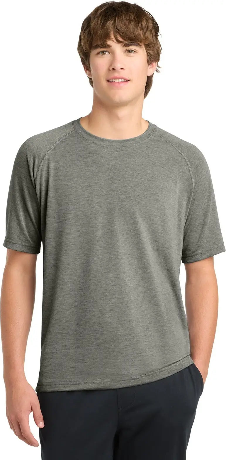Sport-tek St700 Ultimate Performance Crew - Heather Gray
