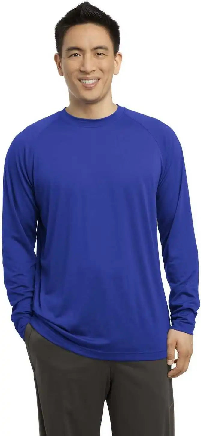 Sport Tek St700ls Long Sleeve Ultimate Performance Crew True Royal