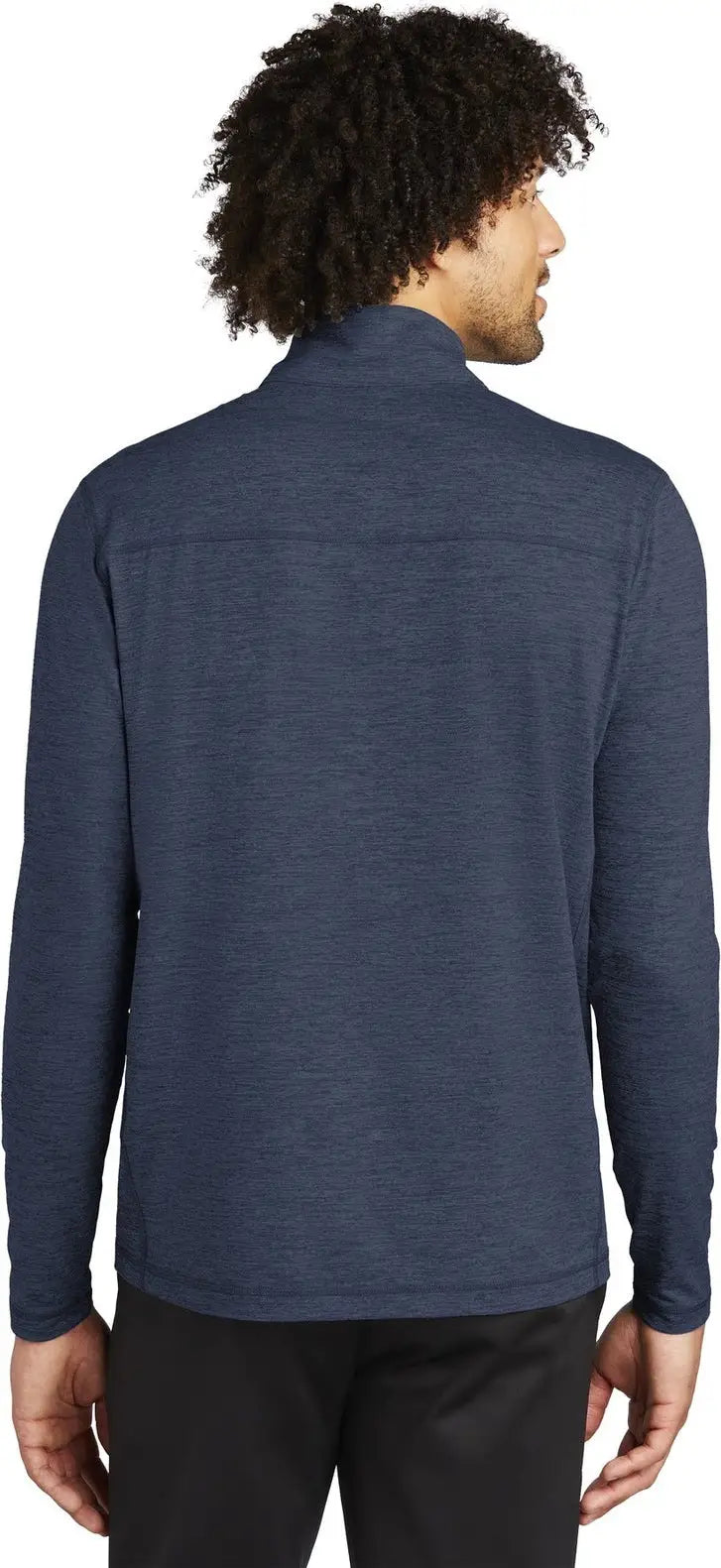 Sport-tek St711 Exchange 1.5 Long Sleeve 1/2-zip - Dark Denim Heather