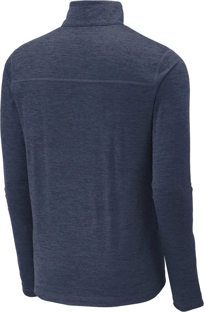 Sport-tek St711 Exchange 1.5 Long Sleeve 1/2-zip - Dark Denim Heather