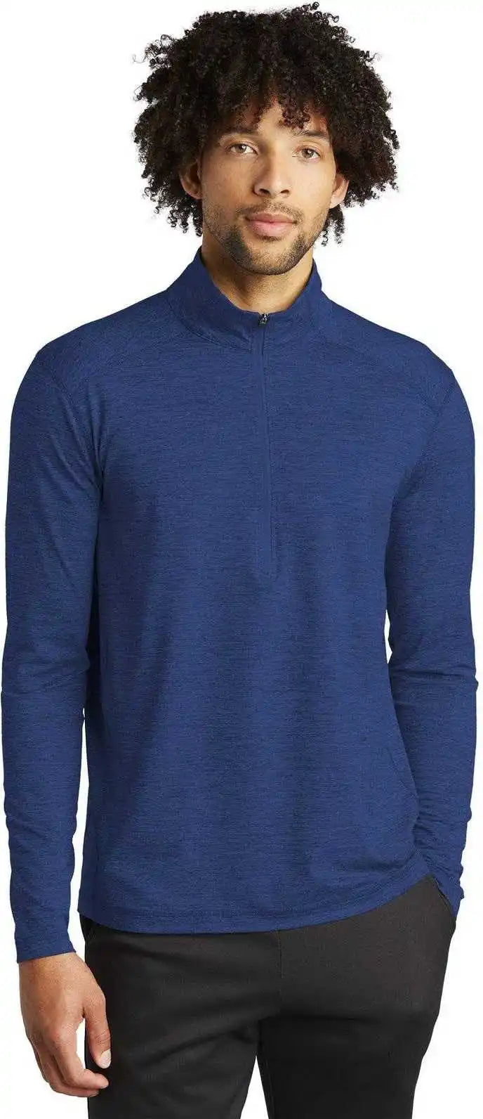 Sport-tek St711 Exchange 1.5 Long Sleeve 1/2 Zip - True Royal Heather