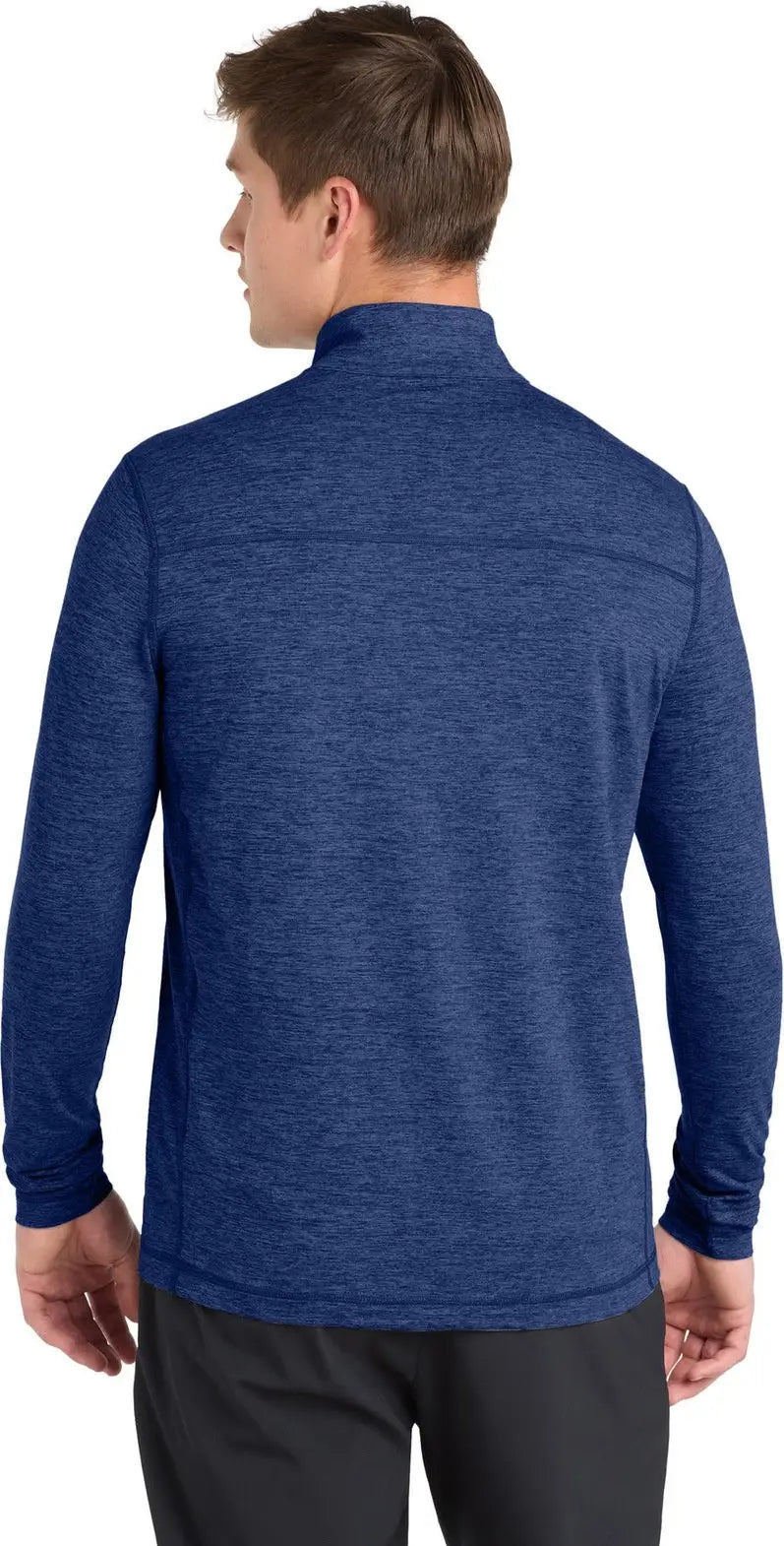 Sport-tek St711 Exchange 1.5 Long Sleeve 1/2-zip - True Royal Heather