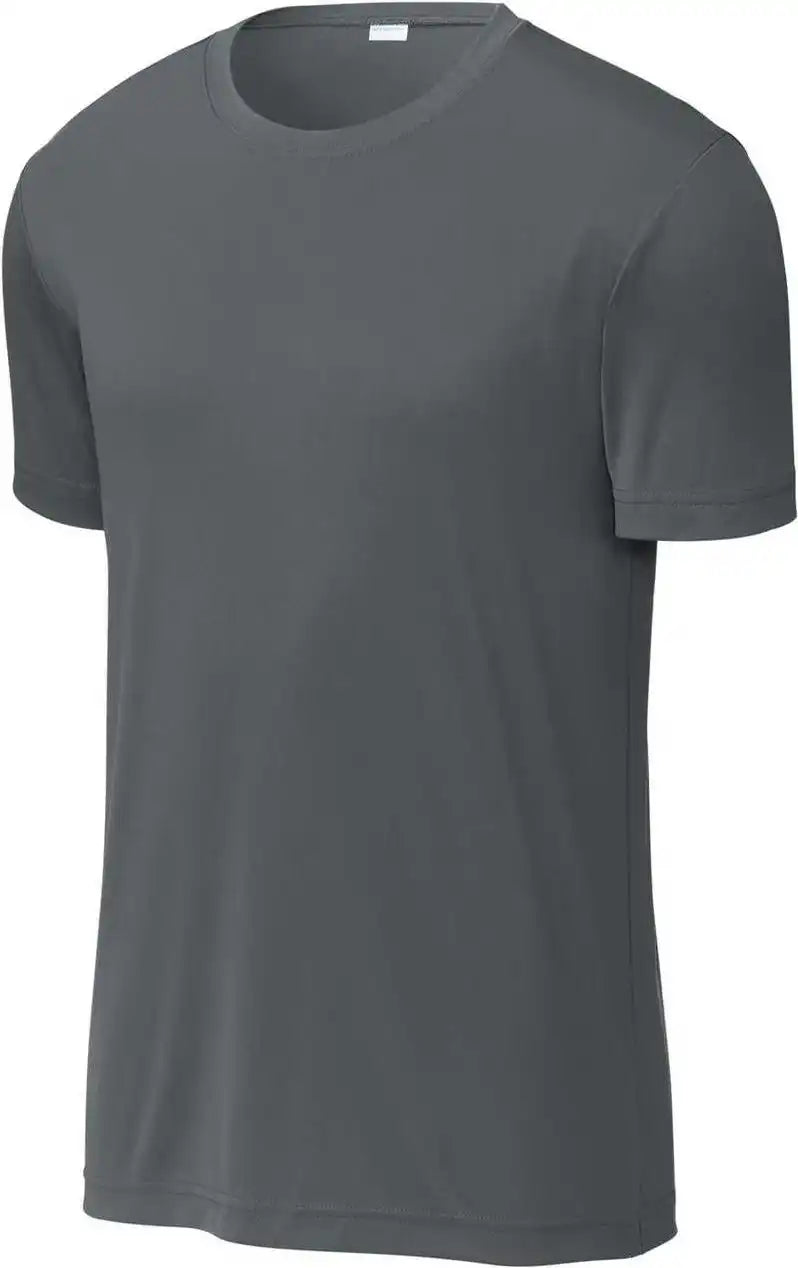 Sport Tek St720 Posicharge Re Compete Tee Iron Grey