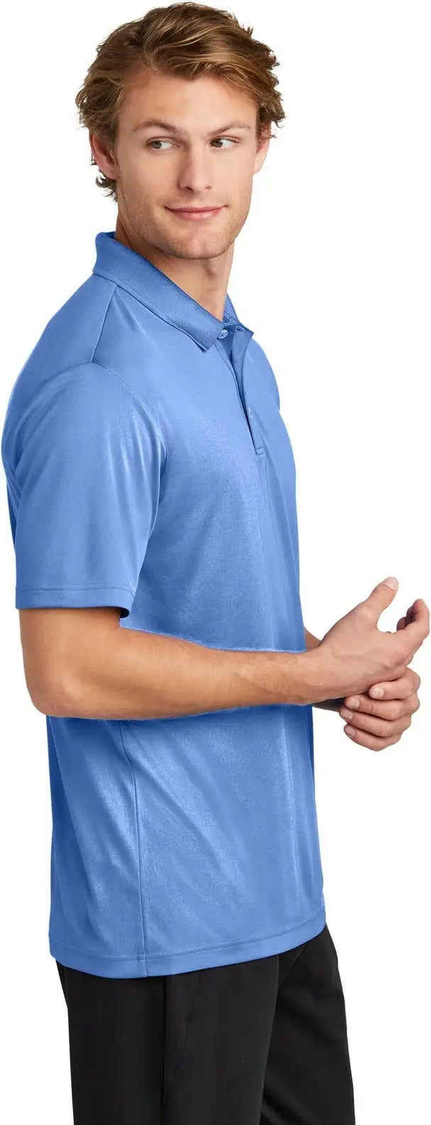 Sport-tek St725 Posicharge Re-compete Polo - Carolina Blue