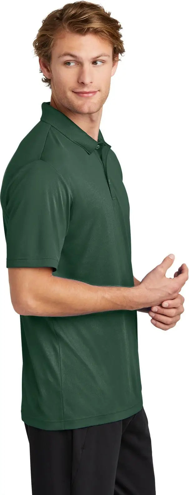 Sport-tek St725 Posicharge Re-compete Polo - Forest Green