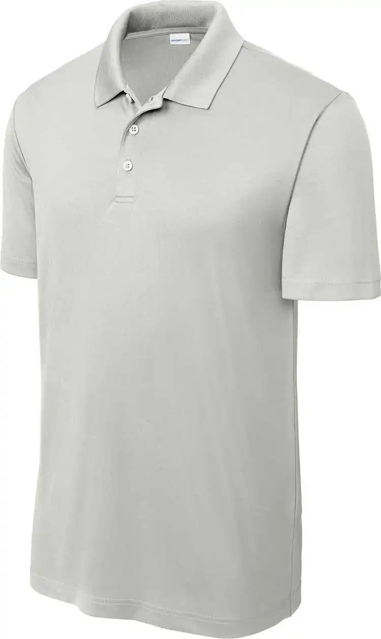 Sport Tek St725 Posicharge Re Compete Polo Silver