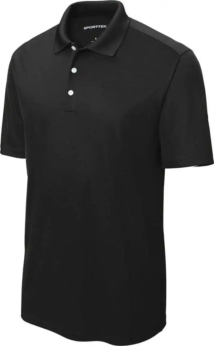Sport Tek St740 Uv Micropique Polo Black