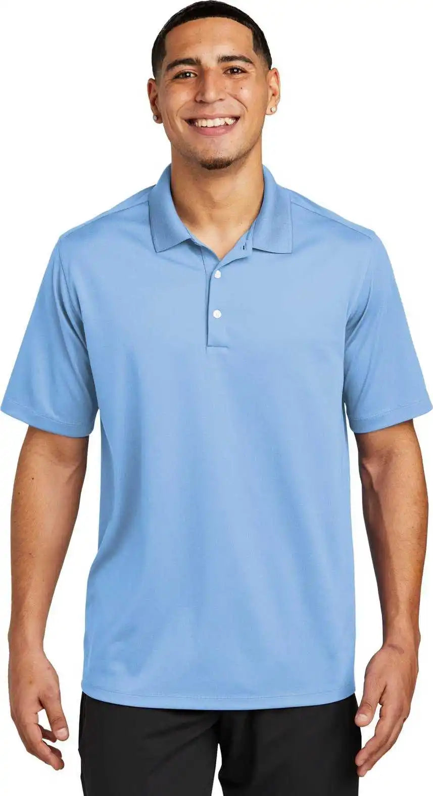 Sport-tek St740 Uv Micropique Polo - Carolina Blue