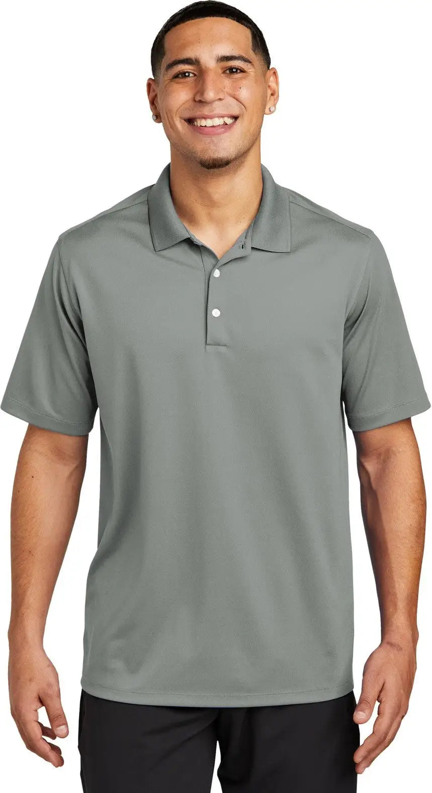 Sport-tek St740 Uv Micropique Polo - Gray Concrete - Adult Xs