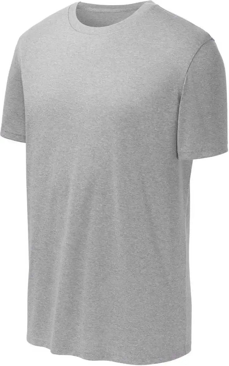 Sport Tek St760 Echo Tee Athletic Heather Light Gray / Adult l