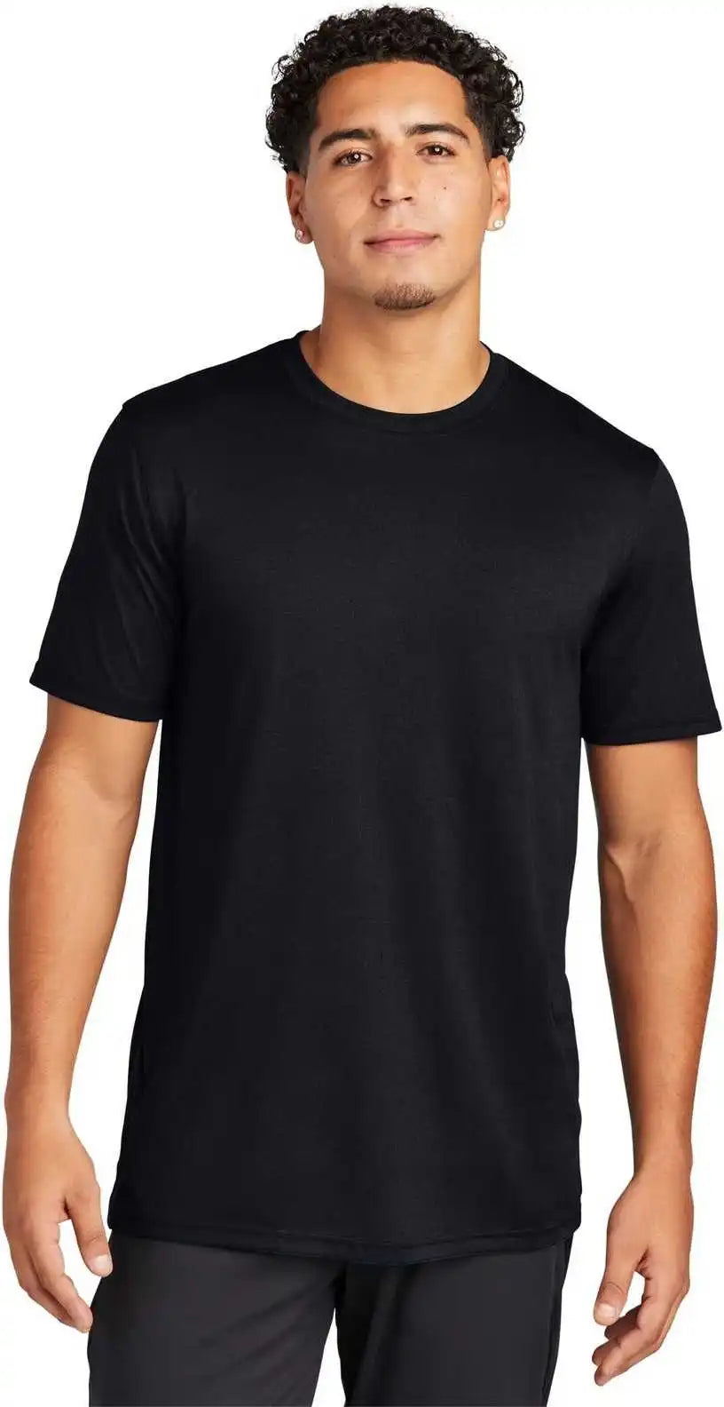 Sport Tek St760 Echo Tee Black / Adult Xl