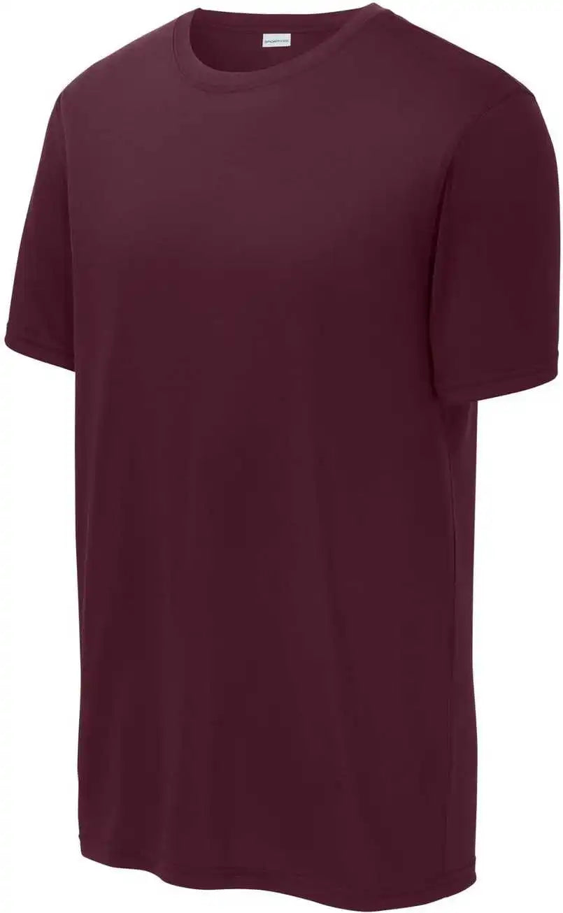 Sport-tek St760 Echo Tee - Maroon - Adult m