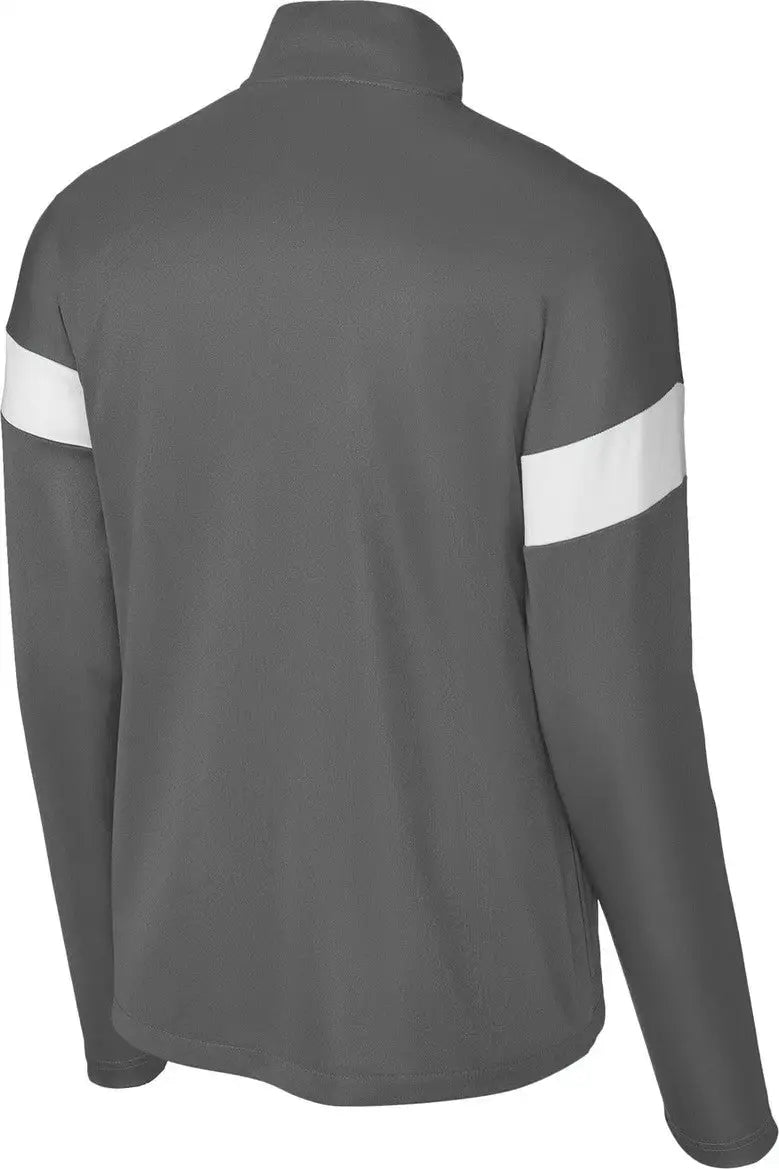 Sport-tek St800 Travel Full-zip Jacket - Iron Gray White