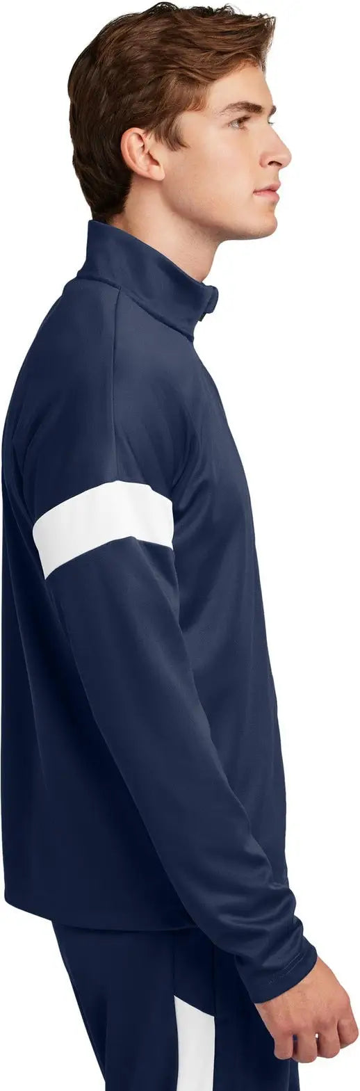 Sport-tek St800 Travel Full-zip Jacket - True Navy White