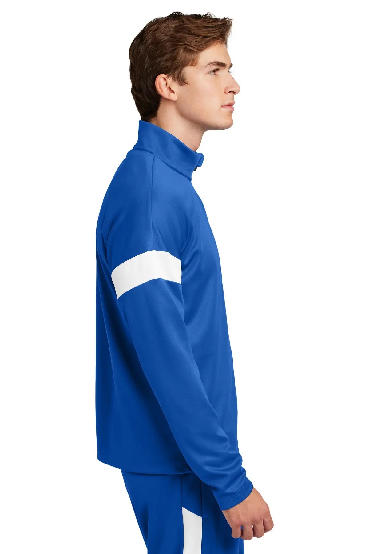 Sport-tek St800 Travel Full-zip Jacket - True Royal White
