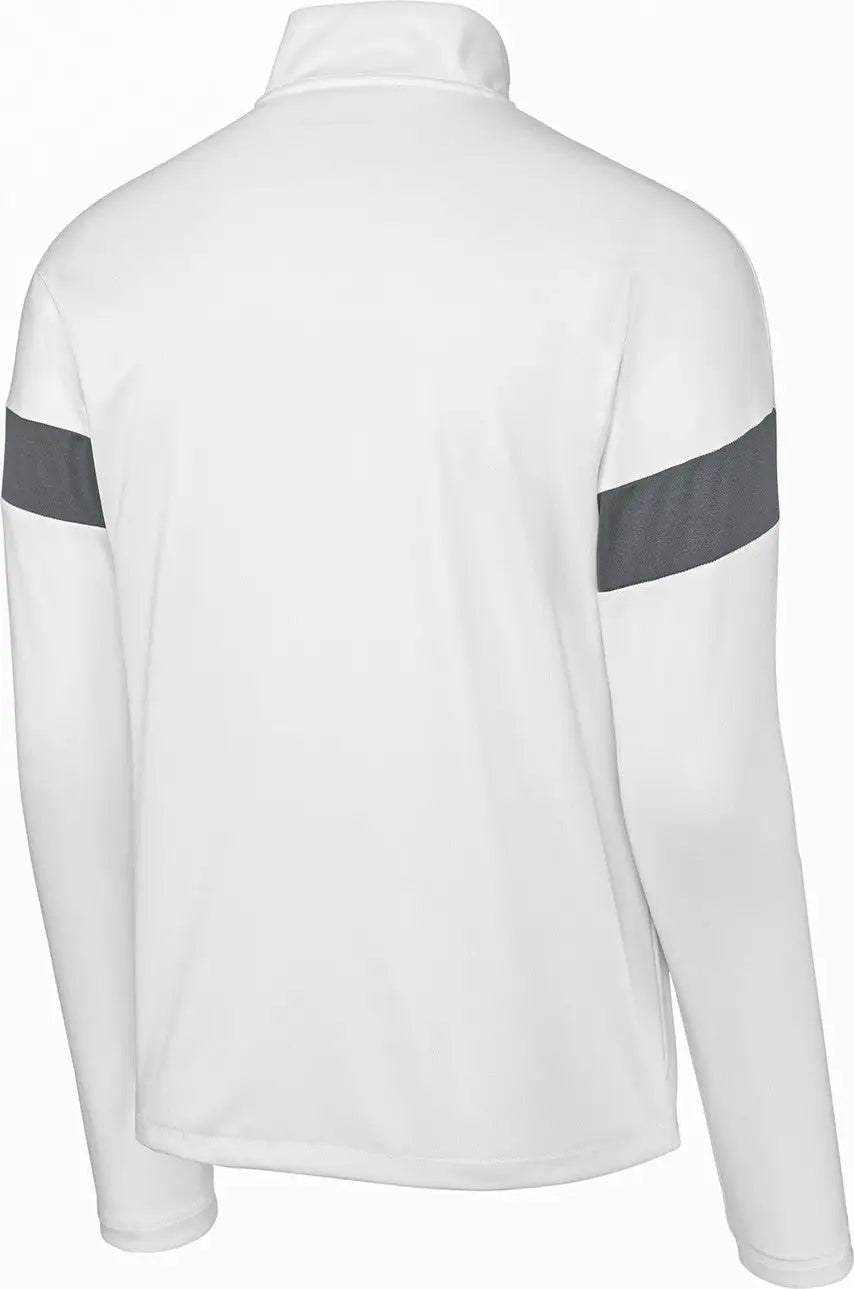 Sport-tek St800 Travel Full-zip Jacket - White Iron Gray