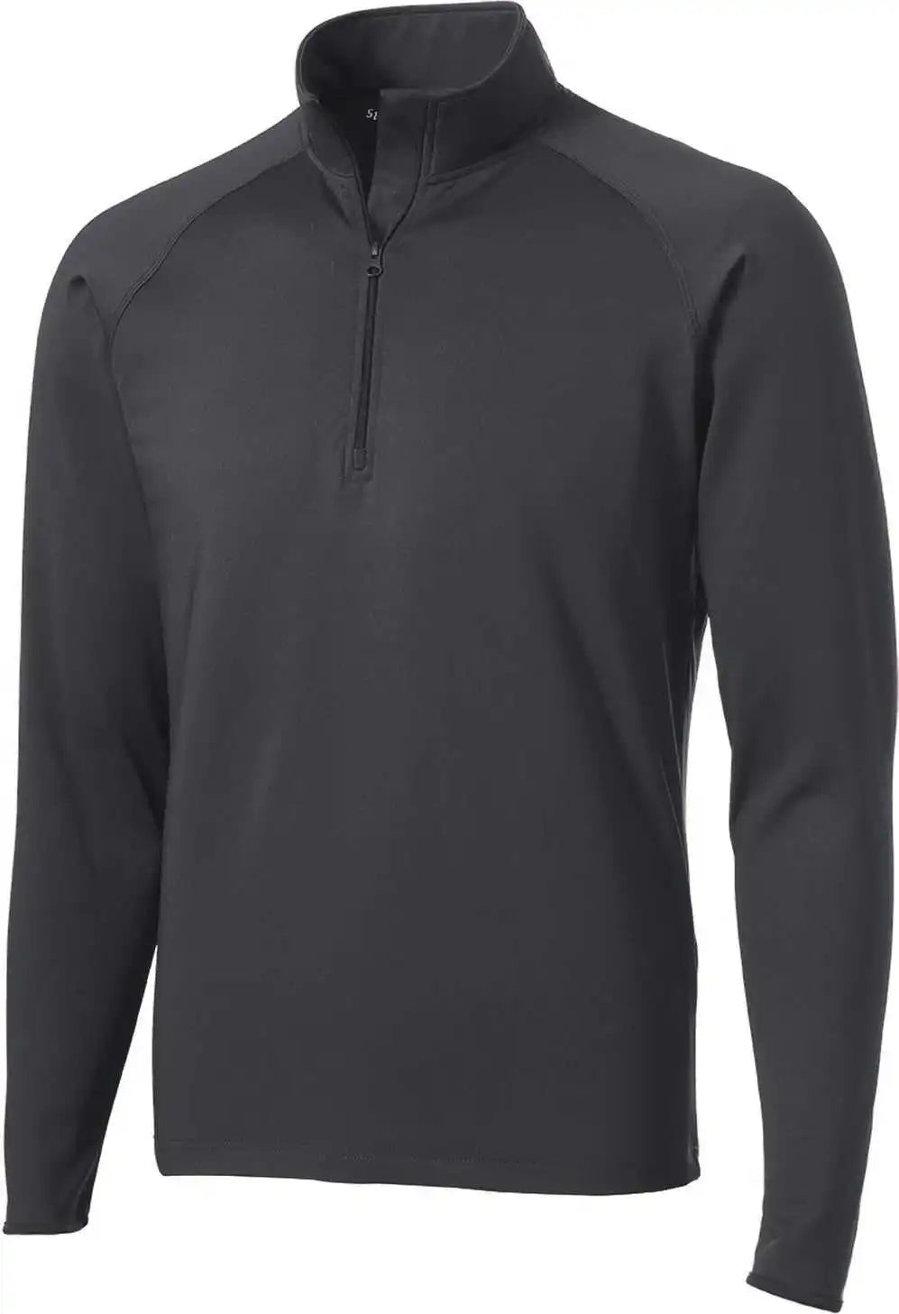 Sport-tek St850 Sport-wick Stretch 1/4-zip Pullover - Charcoal Grey
