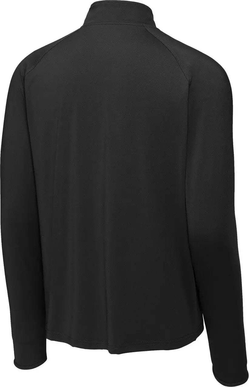 Sport-tek St850 Sport-wick Stretch 1/4-zip Pullover - Black