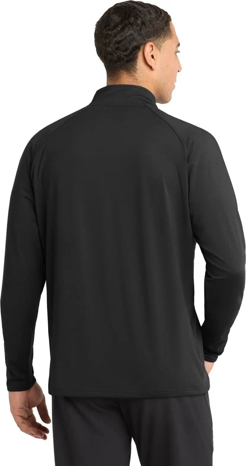 Sport-tek St850 Sport-wick Stretch 1/4-zip Pullover - Black
