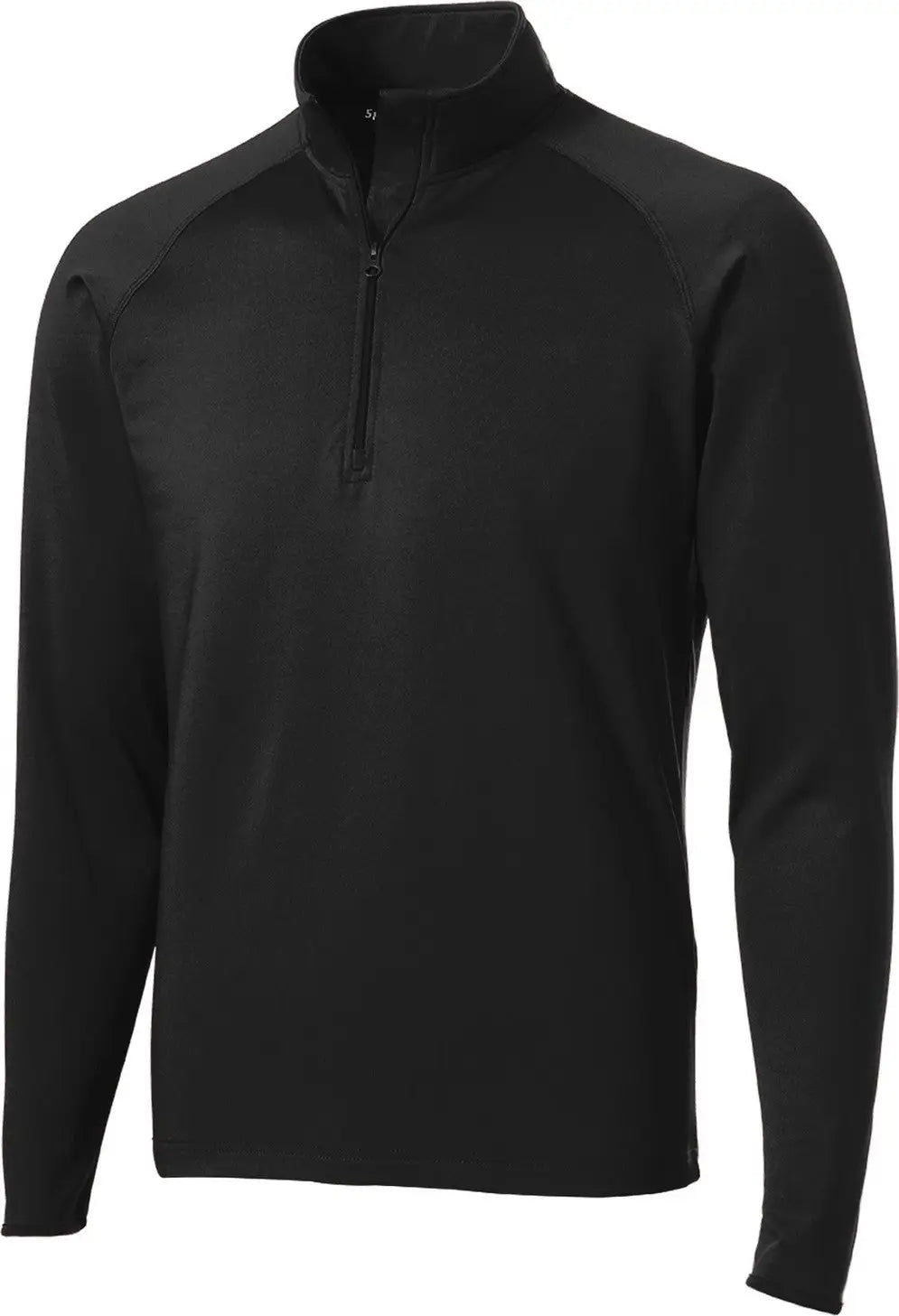 Sport-tek St850 Sport-wick Stretch 1/4-zip Pullover - Black