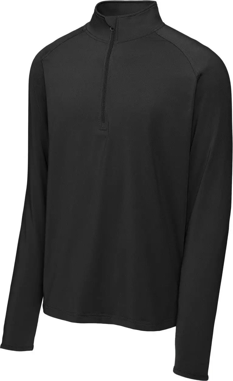 Sport-tek St850 Sport-wick Stretch 1/4-zip Pullover - Black