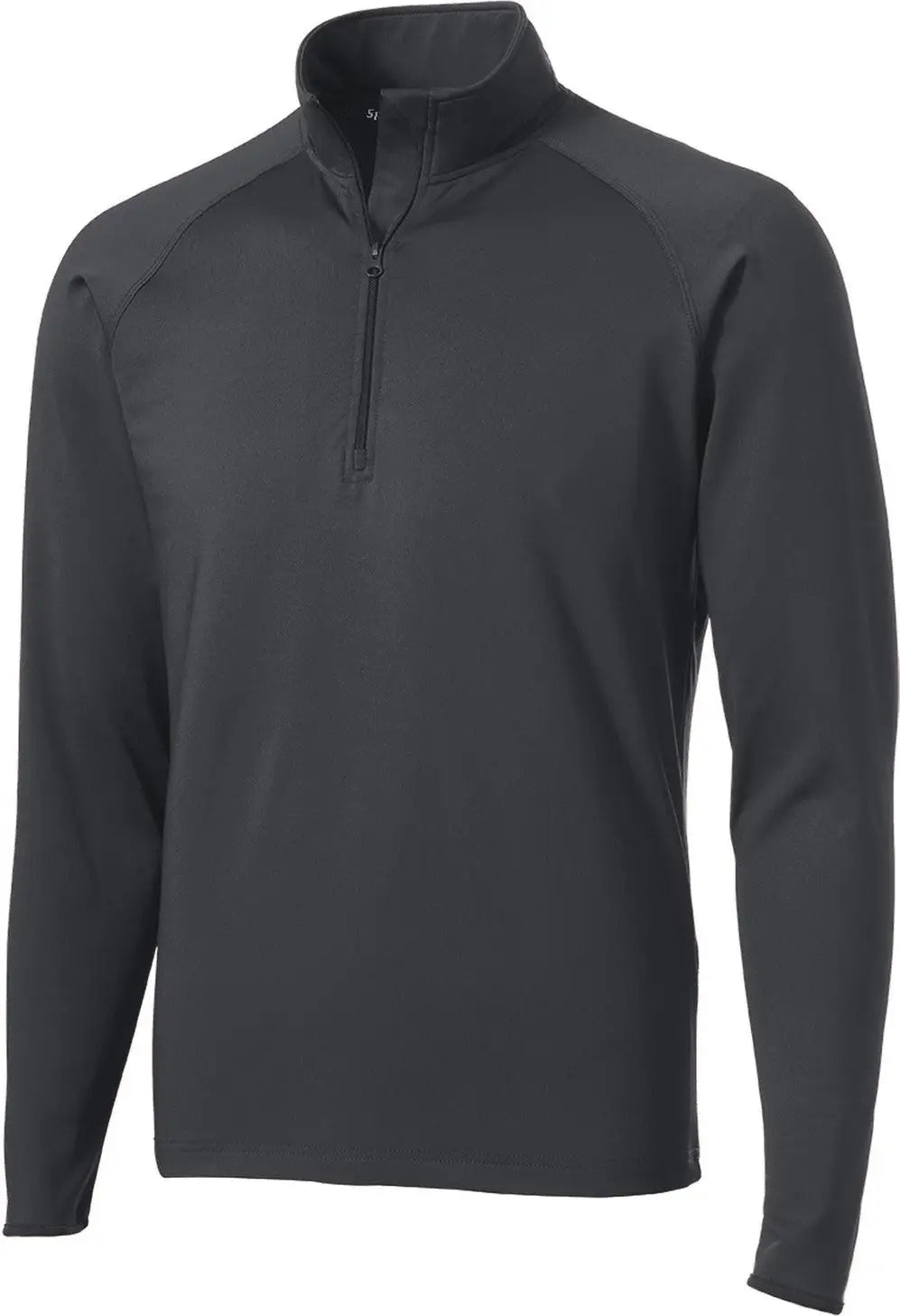 Sport-tek St850 Sport-wick Stretch 1/4-zip Pullover - Charcoal Gray