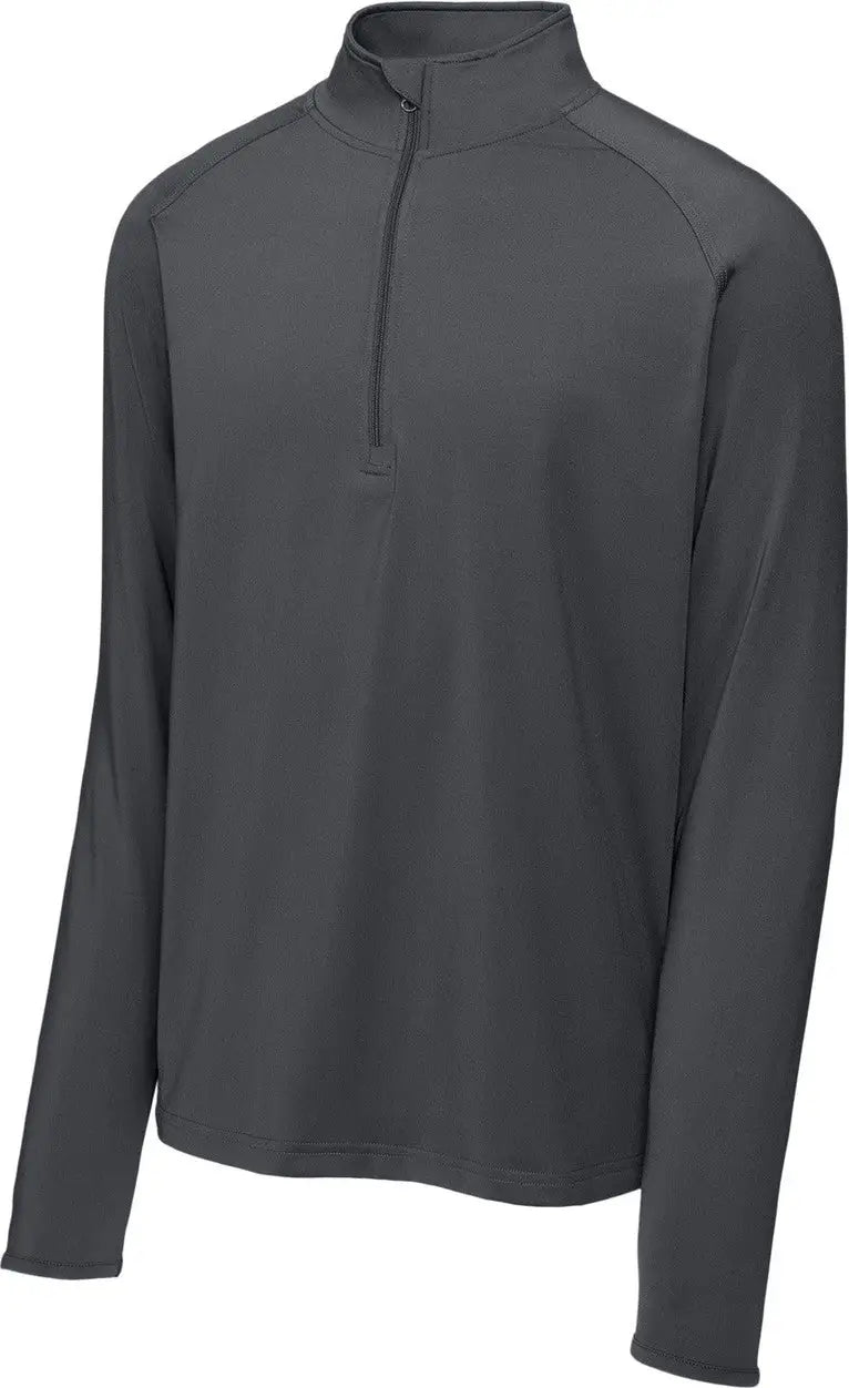 Sport-tek St850 Sport-wick Stretch 1/4-zip Pullover - Charcoal Gray