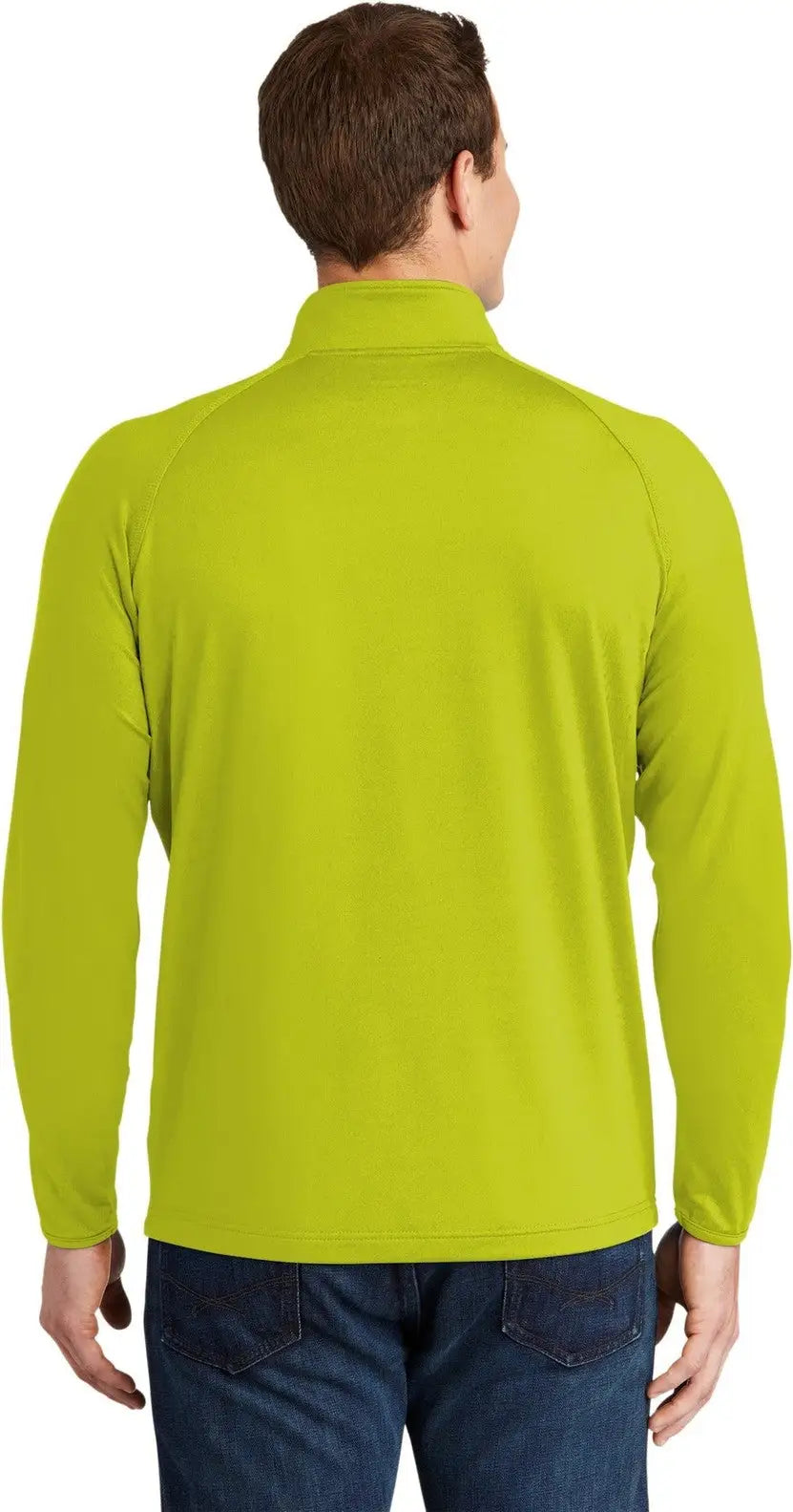 Sport-tek St850 Sport-wick Stretch 1/4-zip Pullover - Charge Green