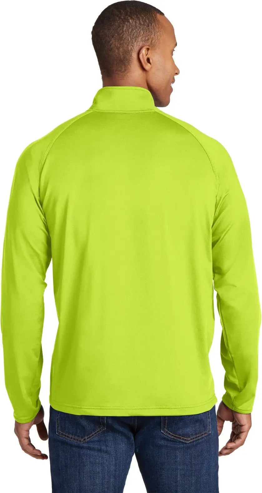 Sport-tek St850 Sport-wick Stretch 1/4-zip Pullover - Charge Green