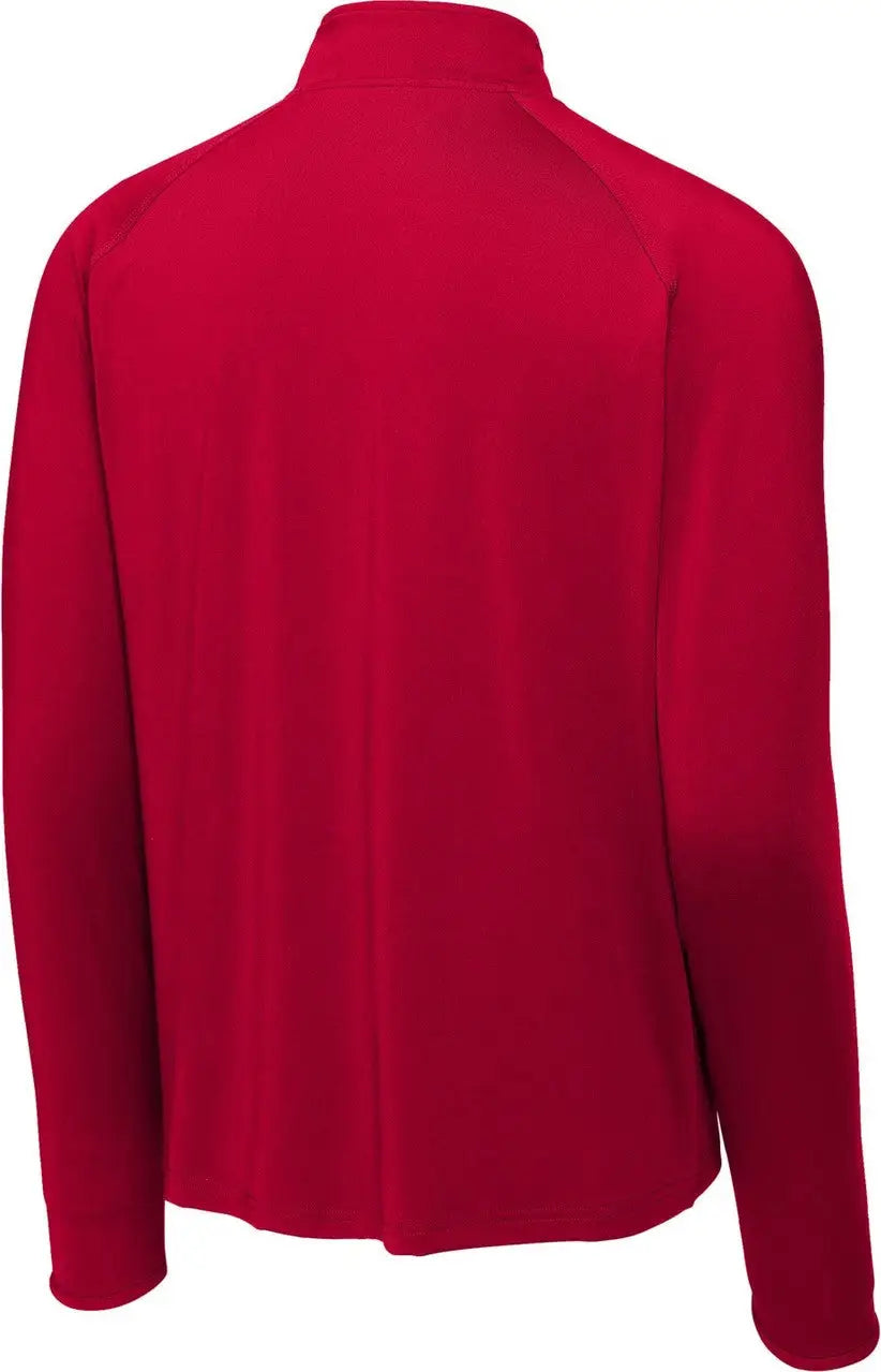 Sport-tek St850 Sport-wick Stretch 1/4-zip Pullover - Deep Red