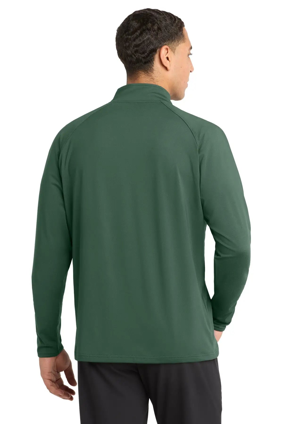 Sport-tek St850 Sport-wick Stretch 1/4-zip Pullover - Forest Green