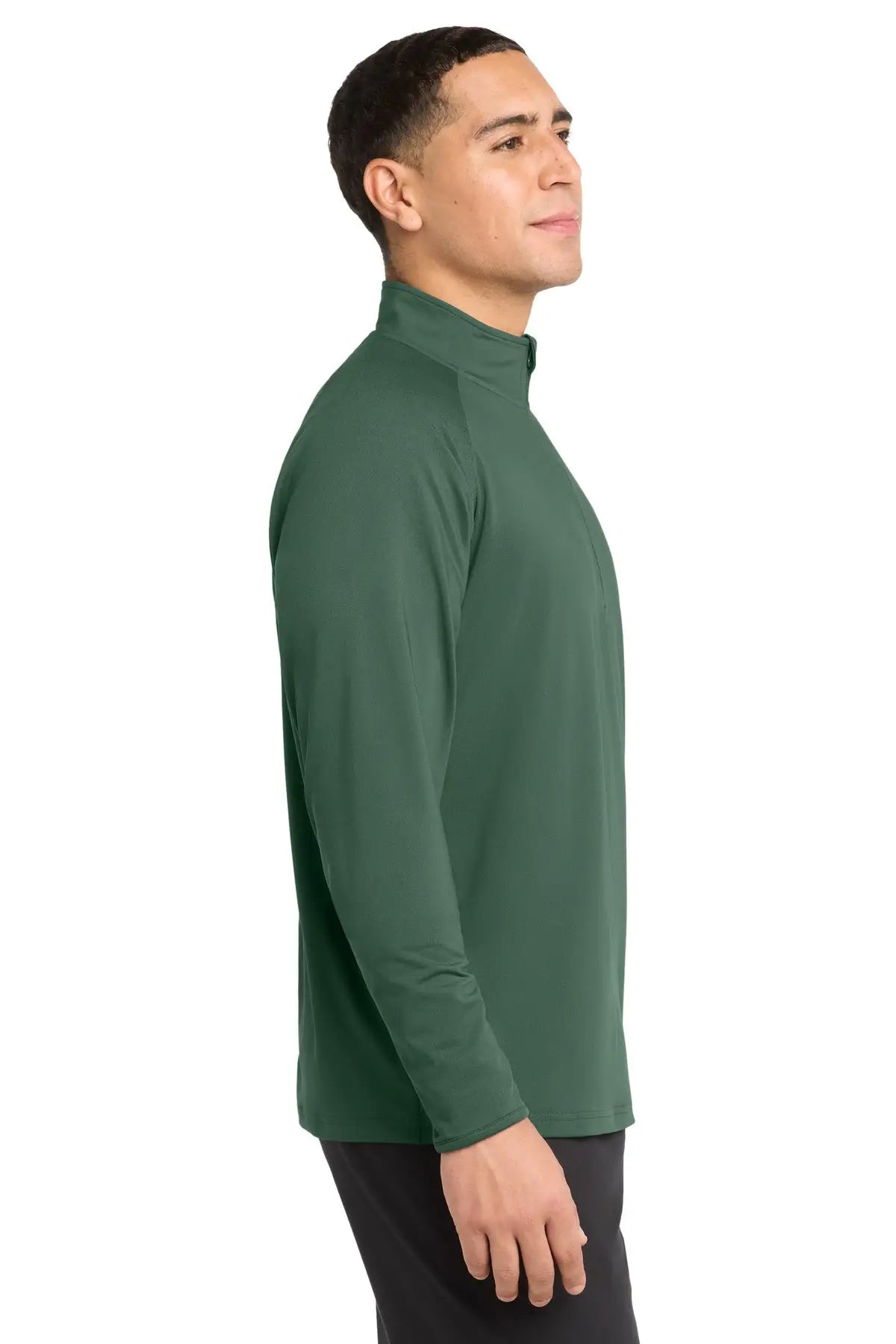 Sport-tek St850 Sport-wick Stretch 1/4-zip Pullover - Forest Green