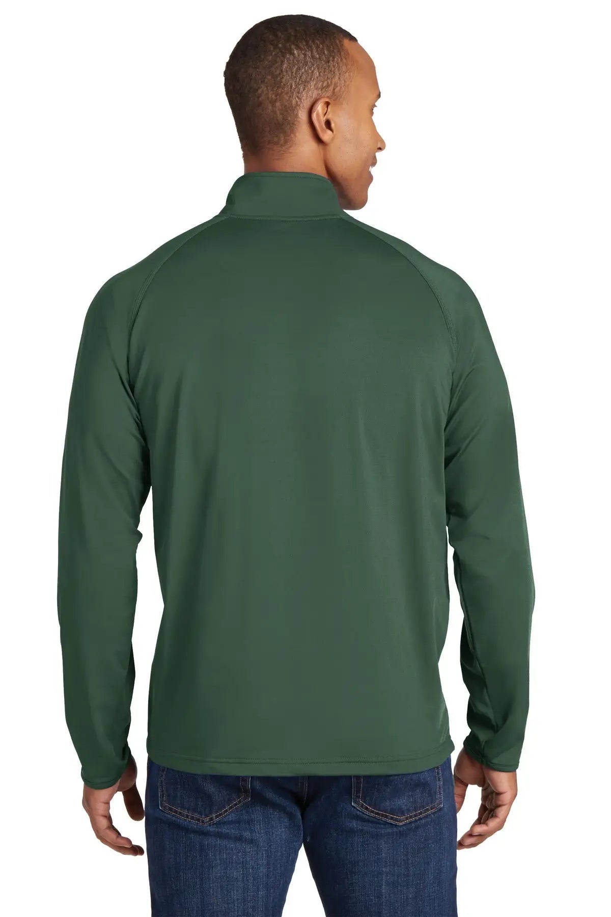 Sport-tek St850 Sport-wick Stretch 1/4-zip Pullover - Forest Green