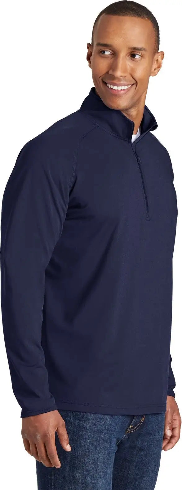 Sport-tek St850 Sport-wick Stretch 1/4-zip Pullover - True Navy