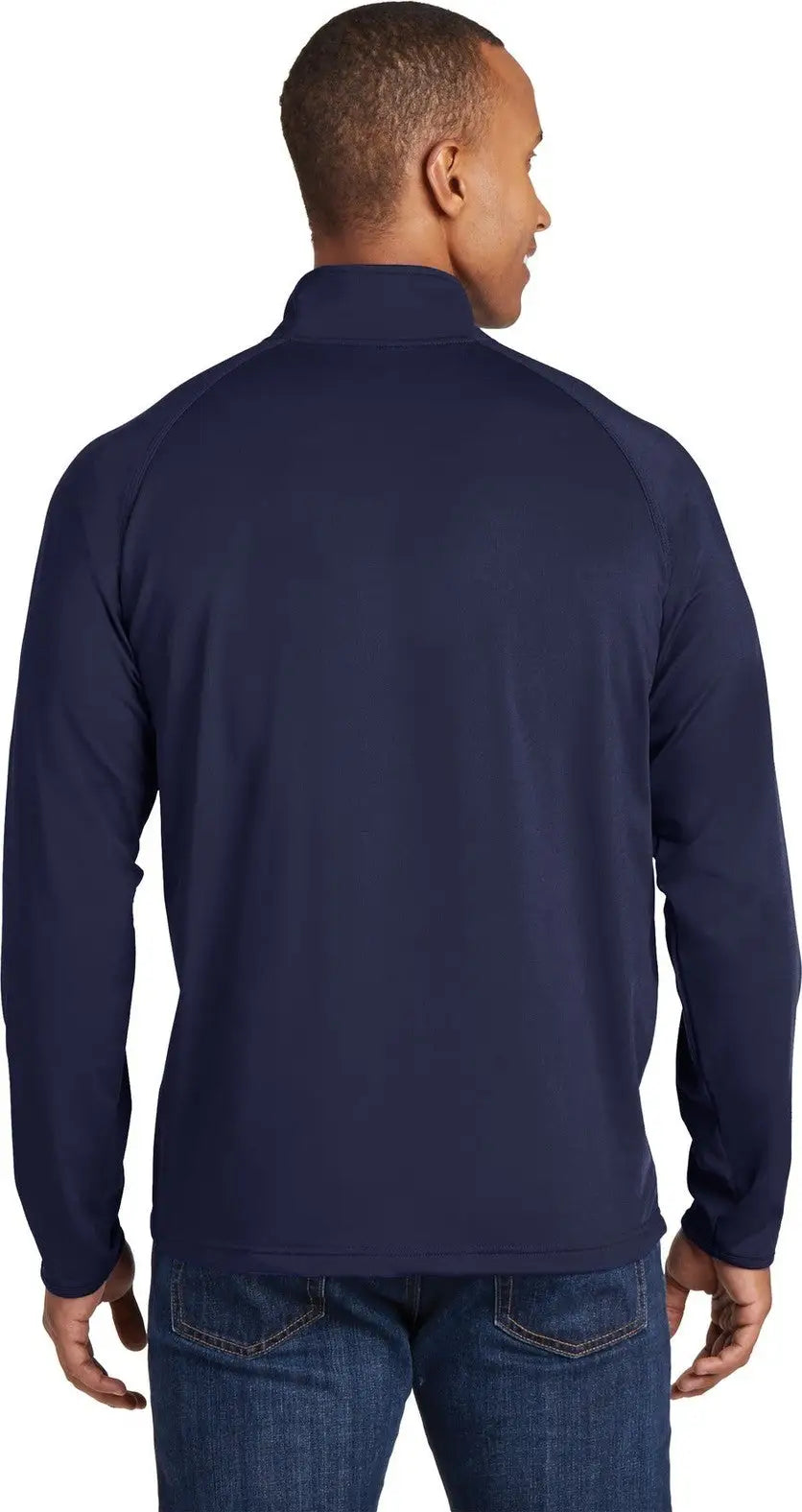 Sport-tek St850 Sport-wick Stretch 1/4-zip Pullover - True Navy