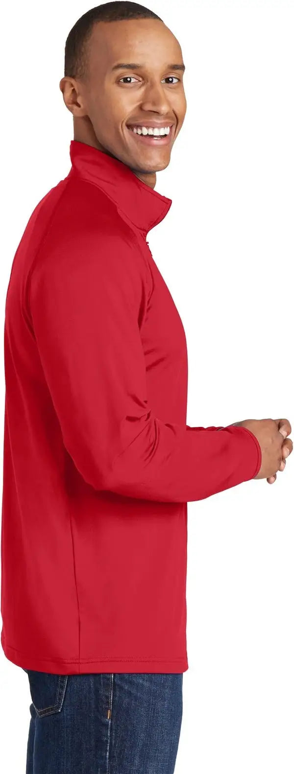 Sport-tek St850 Sport-wick Stretch 1/4-zip Pullover - True Red