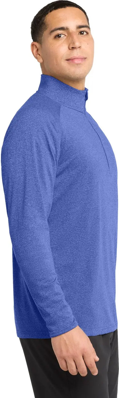 Sport-tek St850 Sport-wick Stretch 1/4-zip Pullover - True Royal Heather