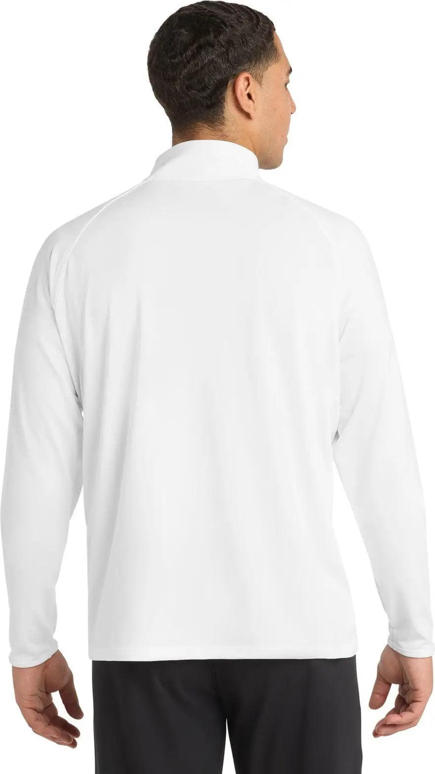 Sport-tek St850 Sport-wick Stretch 1/4-zip Pullover - White