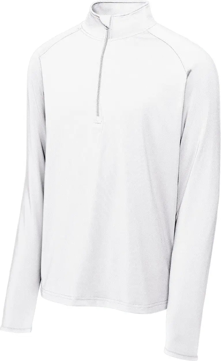 Sport-tek St850 Sport-wick Stretch 1/4-zip Pullover - White