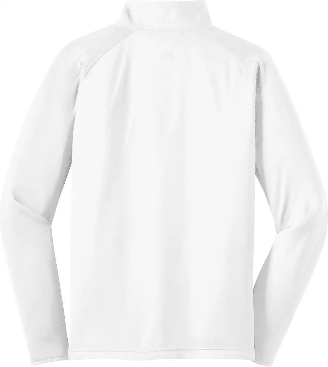 Sport-tek St850 Sport-wick Stretch 1/4-zip Pullover - White - Adult Xs