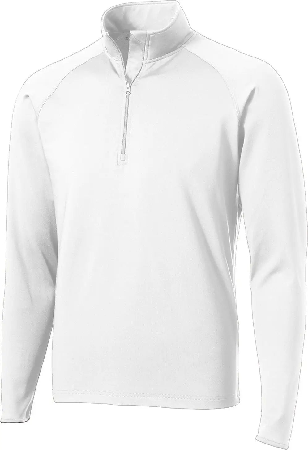 Sport-tek St850 Sport-wick Stretch 1/4-zip Pullover - White