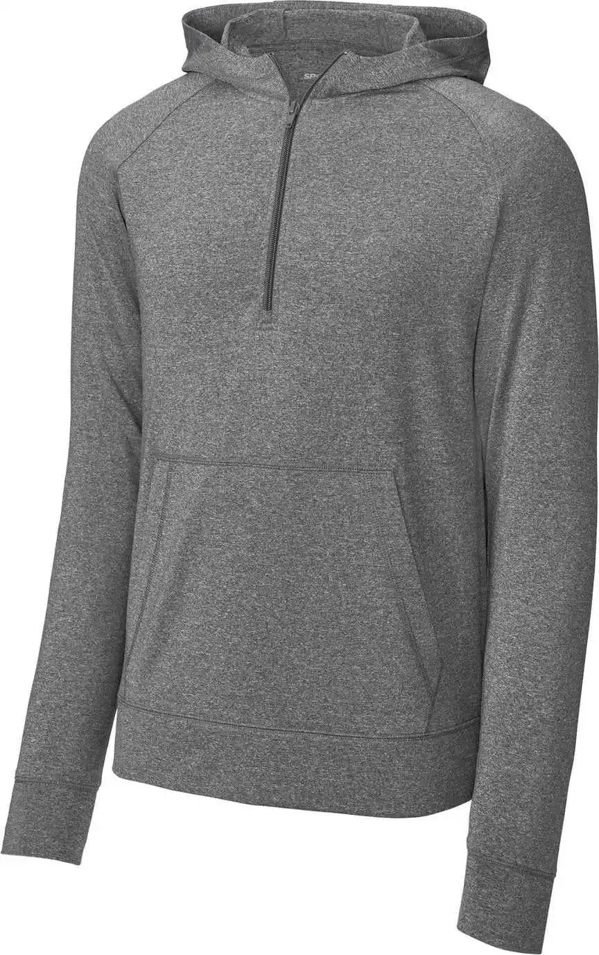Sport Tek St856 Wick Stretch 1/2 Zip Hoodie Chargreyht