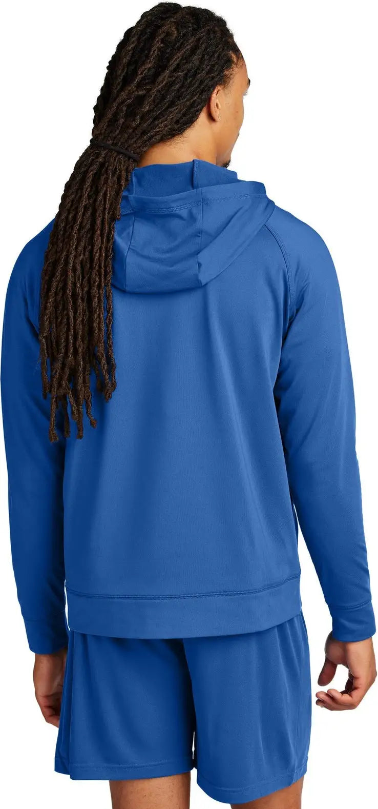 Sport-tek St856 Sport-wick Stretch 1/2-zip Hoodie - True Royal